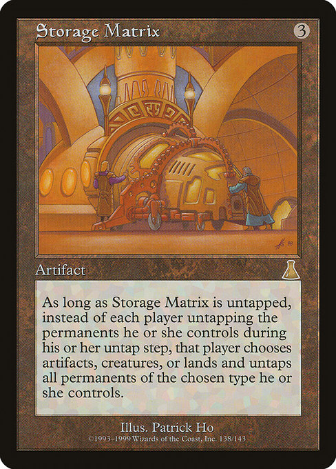 Storage Matrix (Non-Foil)