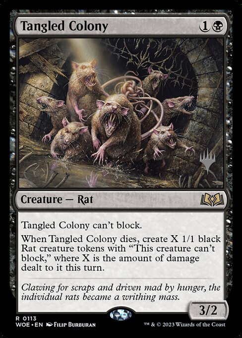 Tangled Colony (Non-Foil) (Stamped)