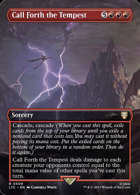 Call Forth the Tempest (Non-Foil) (Borderless)