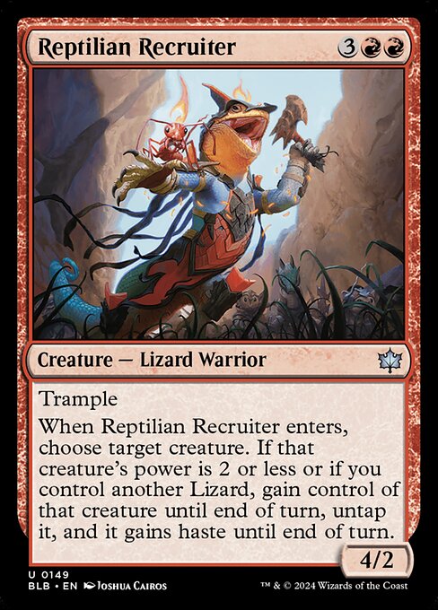 Reptilian Recruiter (Non-Foil)