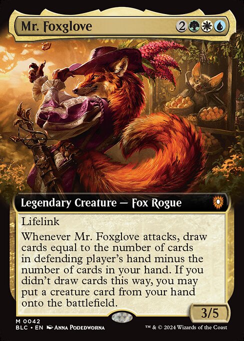 Mr. Foxglove (Non-Foil) (Extended Art)
