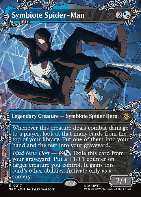 Symbiote Spider-Man (Foil) (Borderless) (Showcase) thumbnail 2