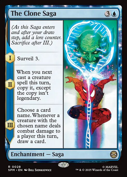 The Clone Saga (Non-Foil) - Marvel's Spider-Man Magic The Gathering Trading Card