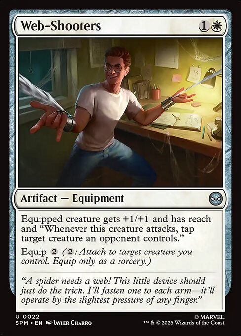Web-Shooters (Foil) - Marvel's Spider-Man Magic The Gathering Trading Card