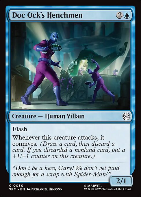 Doc Ock's Henchmen (Non-Foil) - Marvel's Spider-Man Magic The Gathering Trading Card