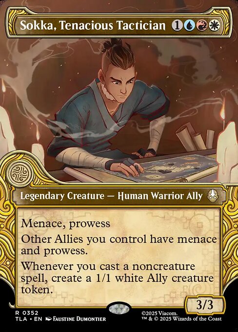 Sokka, Tenacious Tactician (Non-Foil) (Borderless) (Universes Beyond) (Showcase)