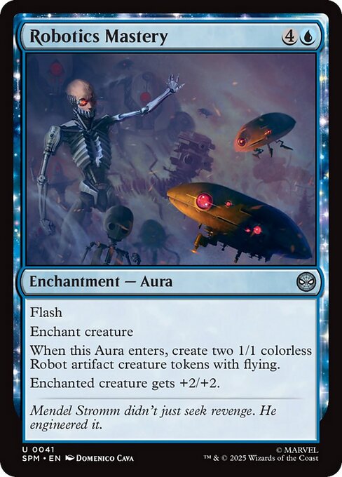Robotics Mastery (Non-Foil) - Marvel's Spider-Man Magic The Gathering Trading Card