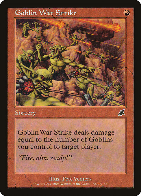 Goblin War Strike (Foil)