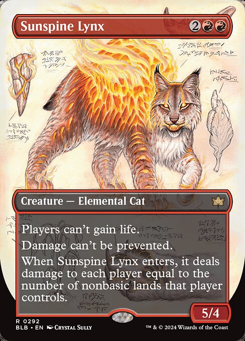 Sunspine Lynx (Non-Foil) (Borderless)