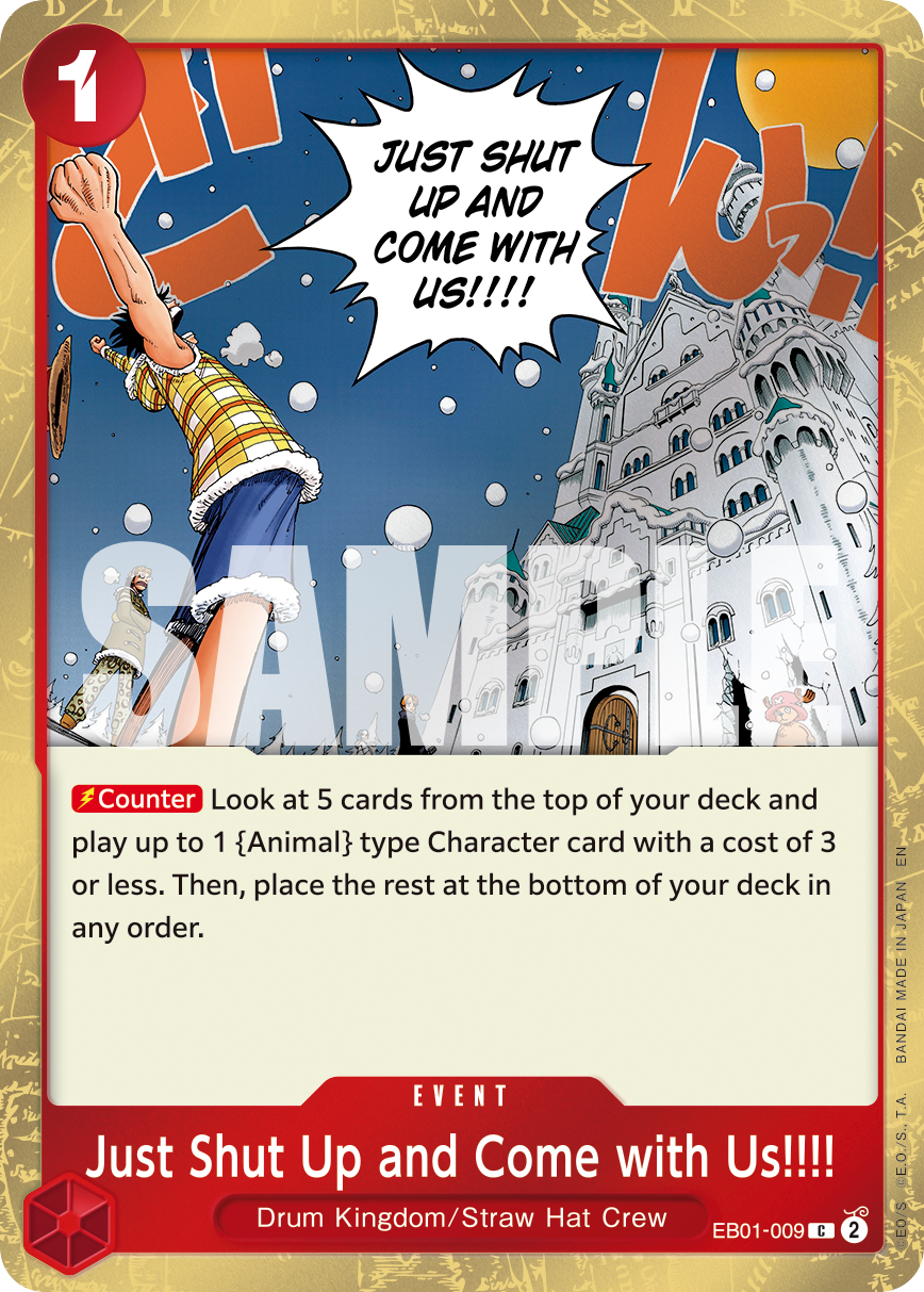 Just Shut Up and Come with Us!!!! (Flag Foil)