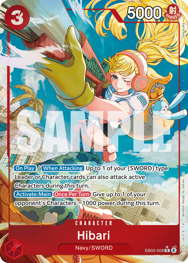 Hibari - ONE PIECE HEROINES EDITION- [EB-03] One Piece Trading Card