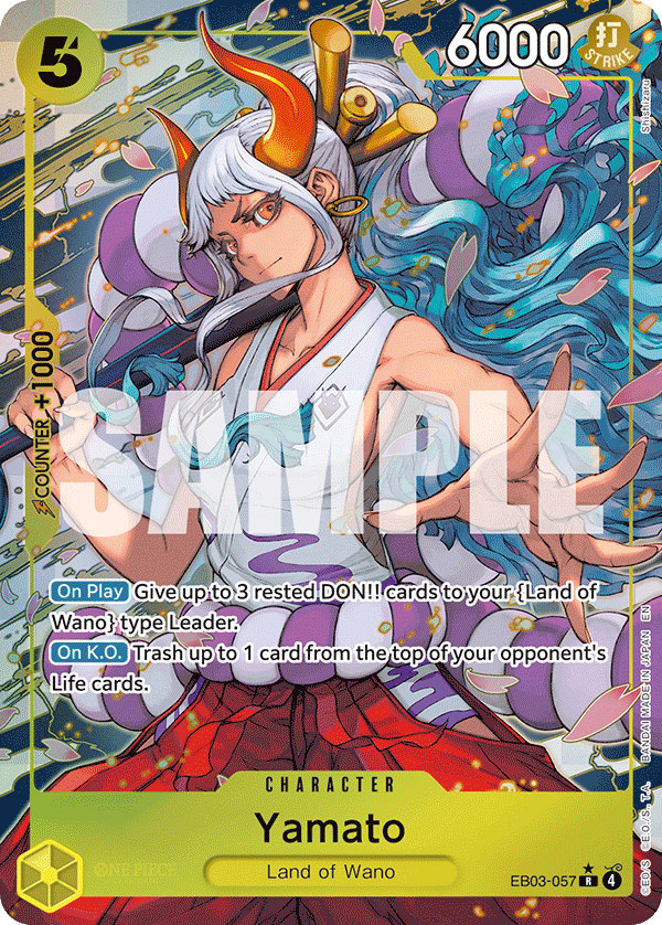 Yamato (Alternate Art) - ONE PIECE HEROINES EDITION- [EB-03] One Piece Trading Card