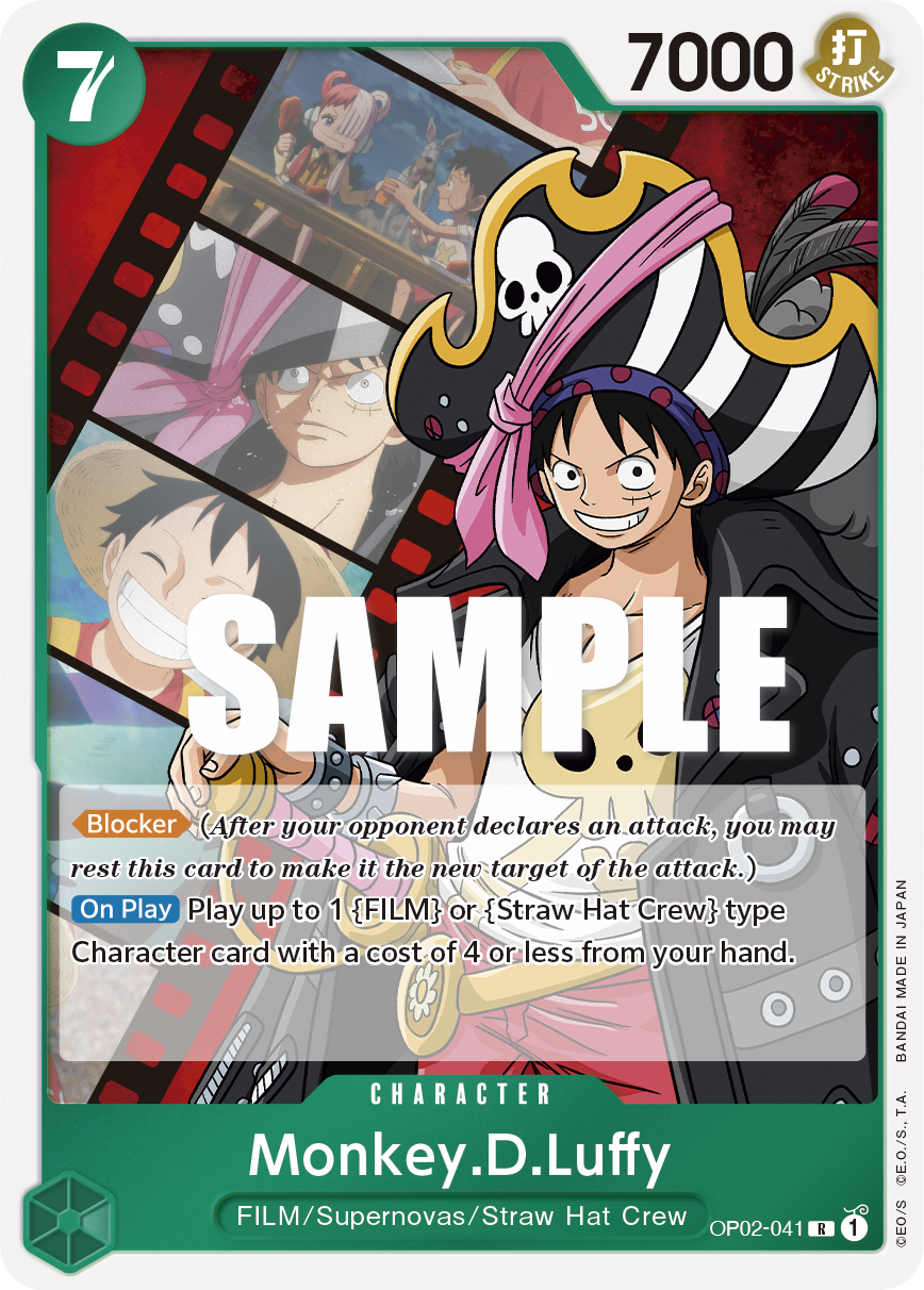 Monkey.D.Luffy - PARAMOUNT WAR - [OP02] One Piece Trading Card