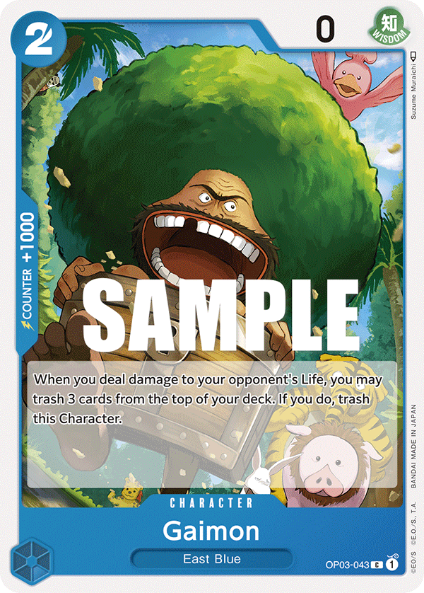 Gaimon - PILLARS OF STRENGTH - [OP03] One Piece Trading Card