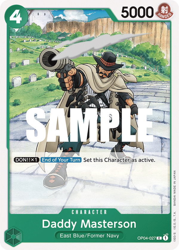 Daddy Masterson - KINGDOMS OF INTRIGUE - [OP04] One Piece Trading Card