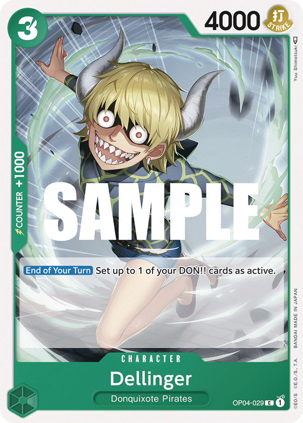 Dellinger - KINGDOMS OF INTRIGUE - [OP04] One Piece Trading Card