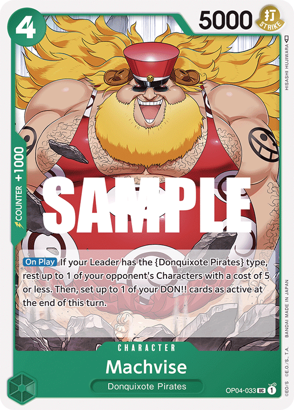 Machvise - KINGDOMS OF INTRIGUE - [OP04] One Piece Trading Card