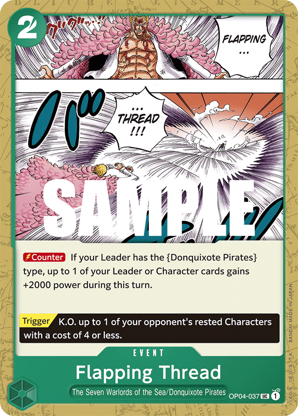 Flapping Thread - KINGDOMS OF INTRIGUE - [OP04] One Piece Trading Card