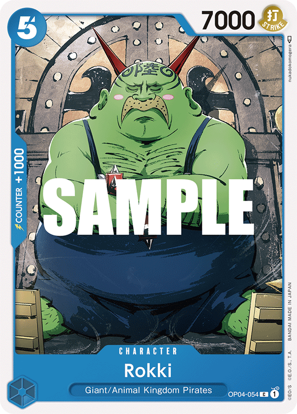 Rokki - KINGDOMS OF INTRIGUE - [OP04] One Piece Trading Card