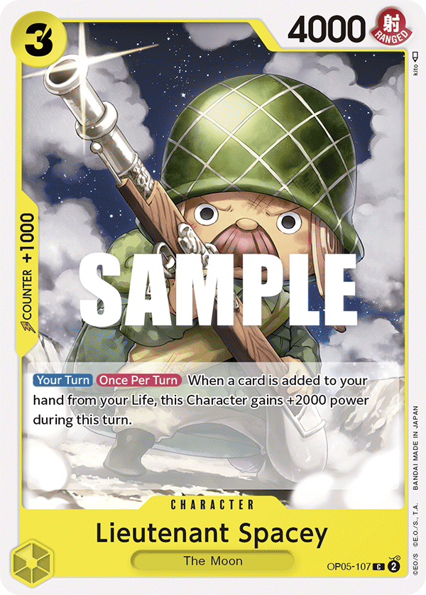 Lieutenant Spacey - AWAKENING OF THE NEW ERA - [OP05] One Piece Trading Card