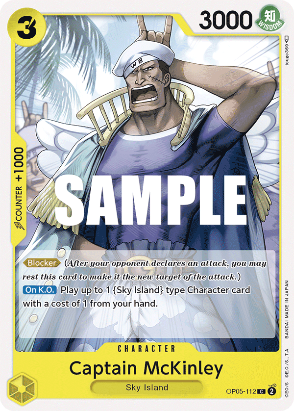 Captain McKinley - AWAKENING OF THE NEW ERA - [OP05] One Piece Trading Card