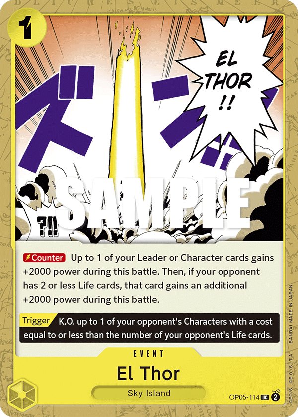 El Thor - AWAKENING OF THE NEW ERA - [OP05] One Piece Trading Card