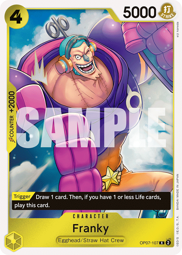 Franky - 500 YEARS IN THE FUTURE - [OP-07] One Piece Trading Card