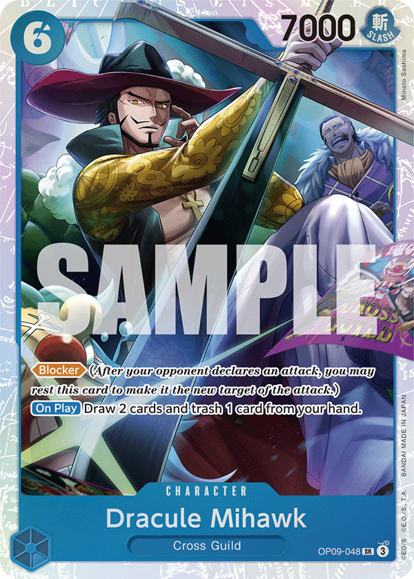 Dracule Mihawk - EMPERORS IN THE NEW WORLD - [OP-09] One Piece Trading Card