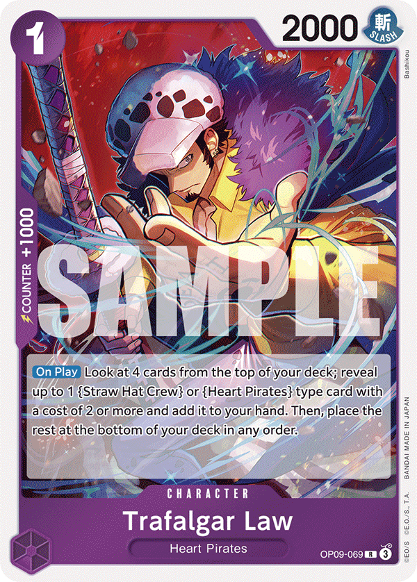 Trafalgar Law - EMPERORS IN THE NEW WORLD - [OP-09] One Piece Trading Card
