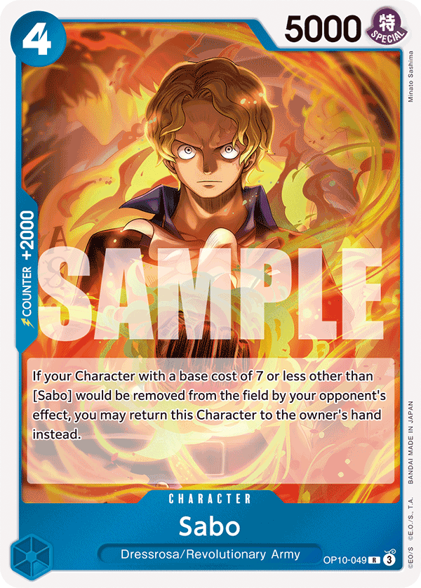 Sabo - ROYAL BLOOD - [OP-10] One Piece Trading Card