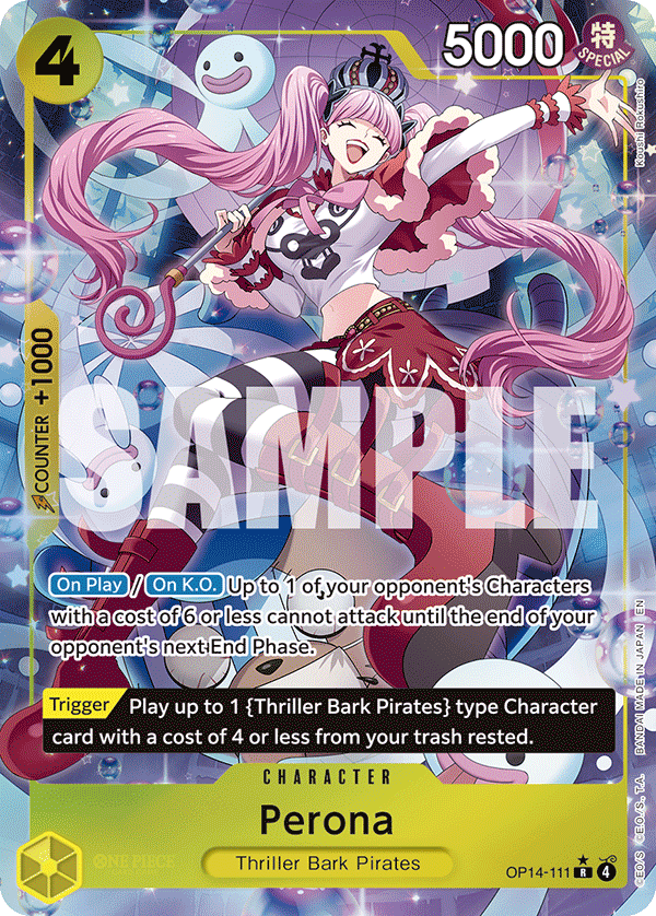 Perona (Alternate Art) - THE AZURE SEA’S SEVEN- [OP14-EB04] One Piece Trading Card