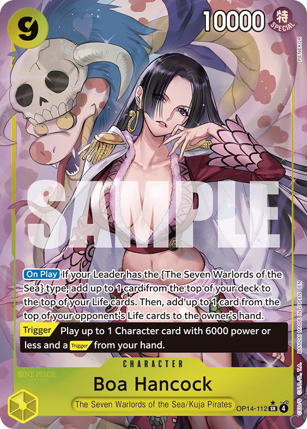 Boa Hancock (Alternate Art) - THE AZURE SEA’S SEVEN- [OP14-EB04] One Piece Trading Card
