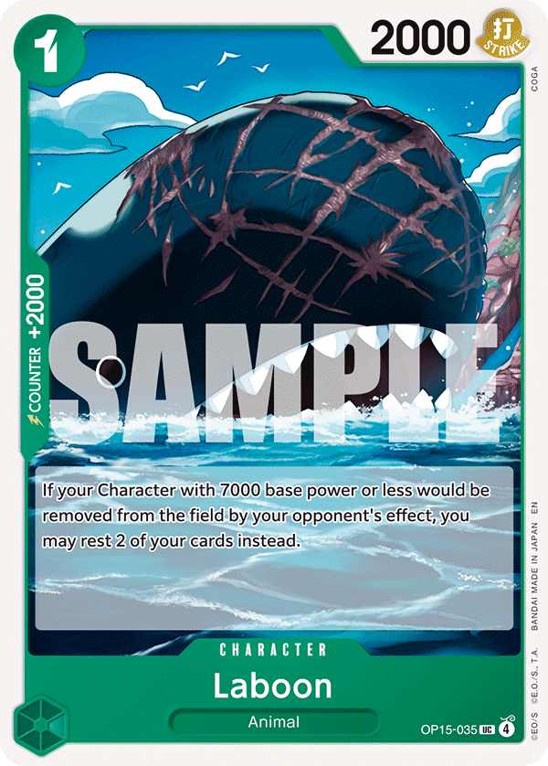 Laboon - ADVENTURE ON KAMI'S ISLAND- [OP15-EB04] One Piece Trading Card