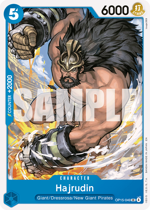 Hajrudin - ADVENTURE ON KAMI'S ISLAND- [OP15-EB04] One Piece Trading Card
