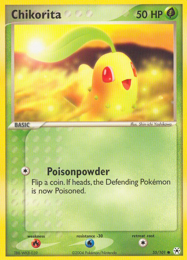 Chikorita - Hidden Legends Pokemon Trading Card