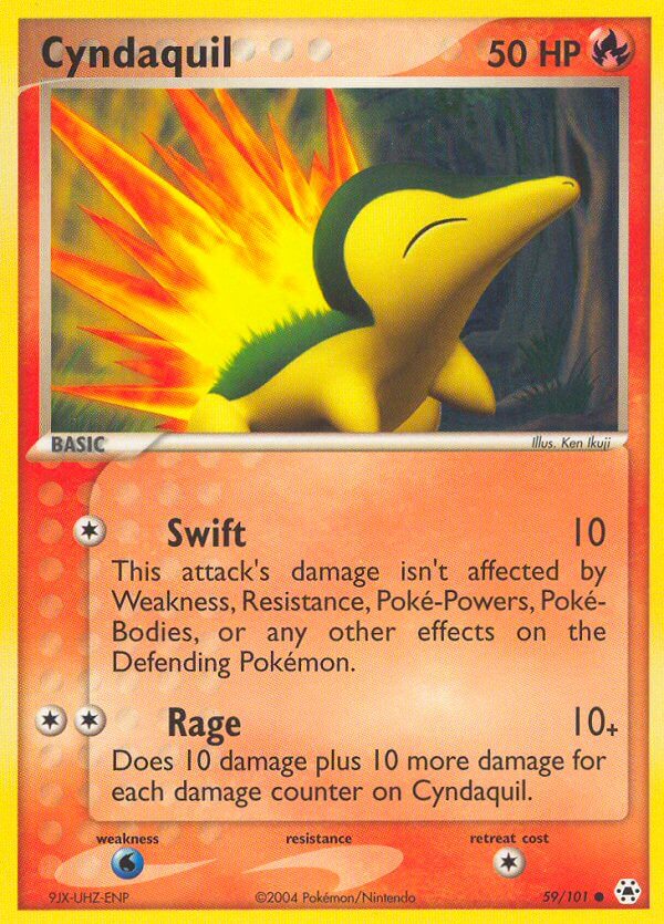 Cyndaquil - Hidden Legends Pokemon Trading Card