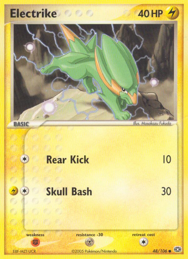 Electrike – 48/106 Emerald Pokemon Trading Card