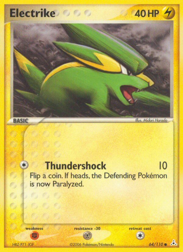 Electrike – 64/110 Holon Phantoms Pokemon Trading Card