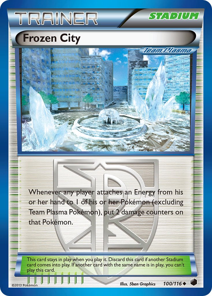 Frozen City – 100/116 Plasma Freeze Pokemon Trading Card