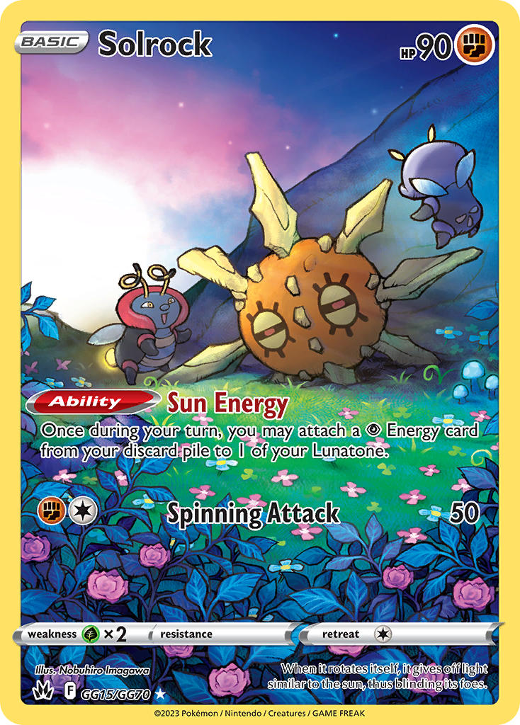 Solrock - Crown Zenith Pokemon Trading Card