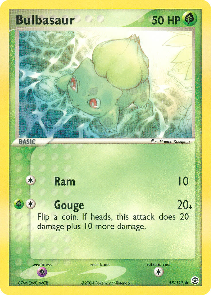Bulbasaur - Fire Red Leaf Green Pokemon Trading Card