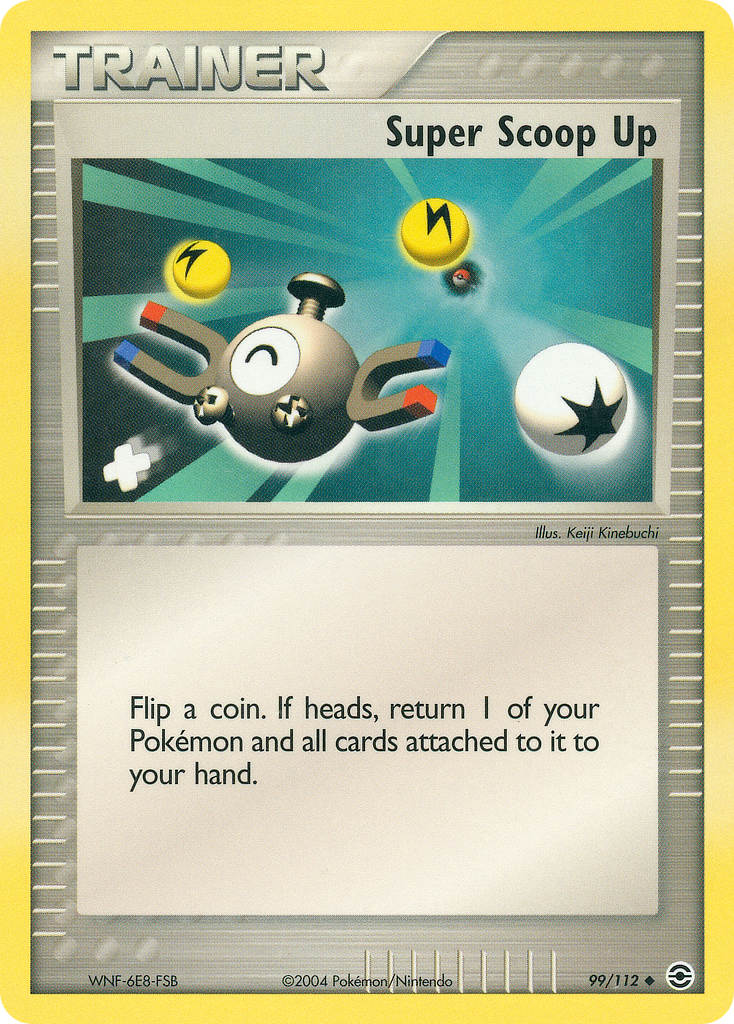 Super Scoop Up – 99/112 Fire Red Leaf Green Pokemon Trading Card