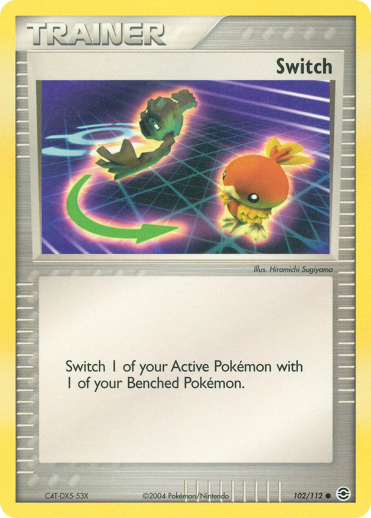 Switch – 102/112 Fire Red Leaf Green Pokemon Trading Card
