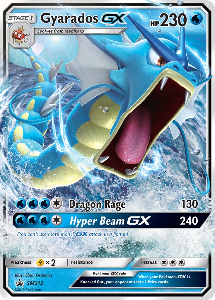 Gyarados GX - Sun & Moon Promos Pokemon Trading Card