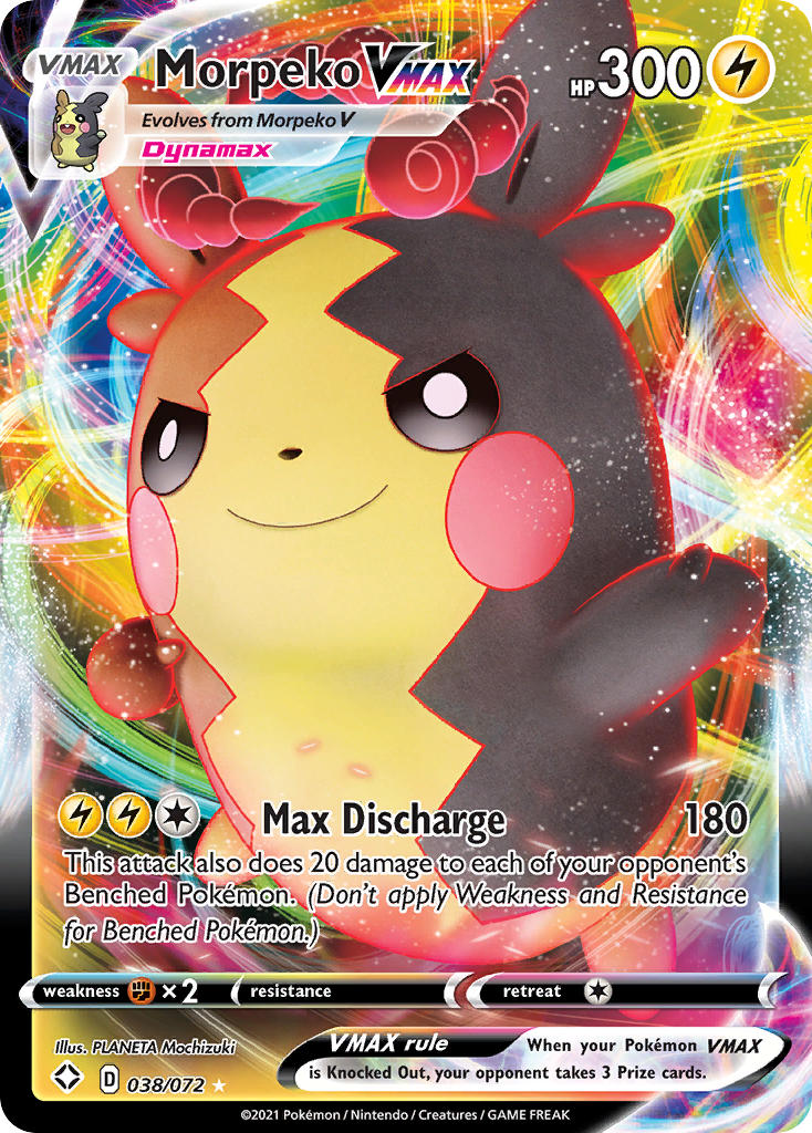 Morpeko VMAX - Shining Fates Pokemon Trading Card