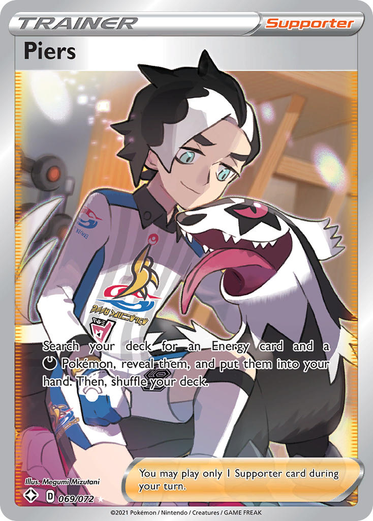 Piers - Shining Fates Pokemon Trading Card