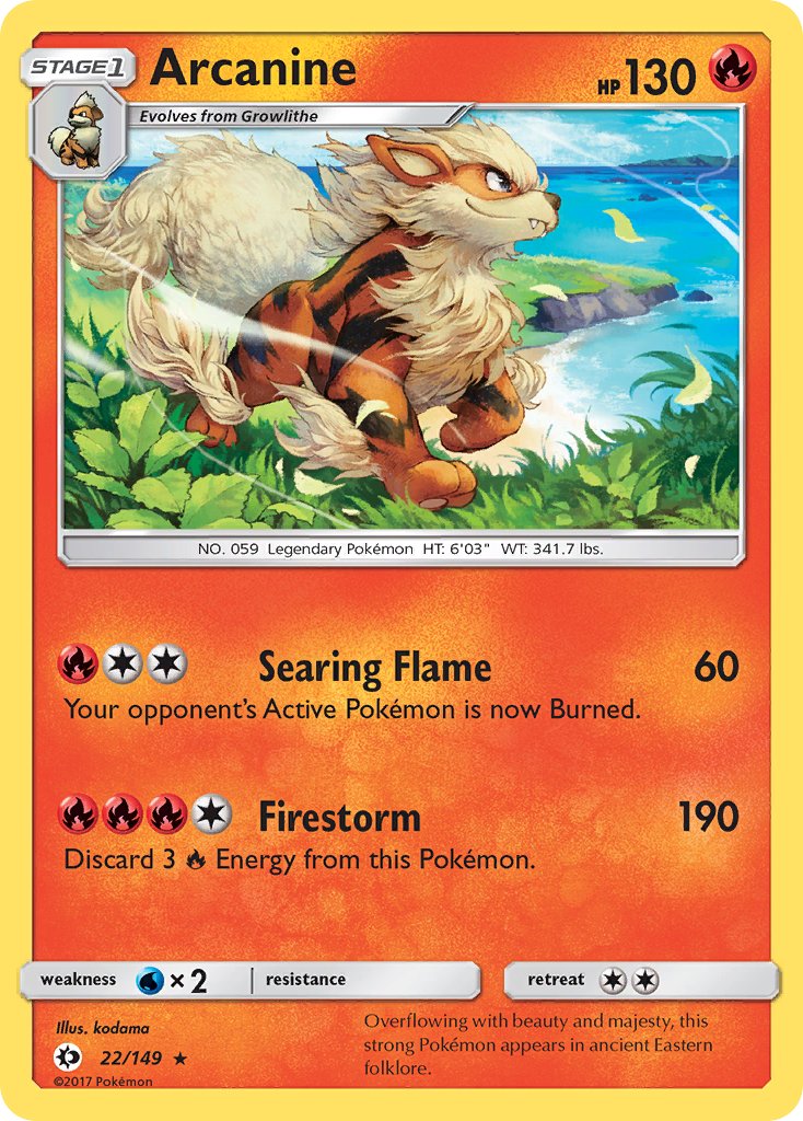 Arcanine Reverse Holo