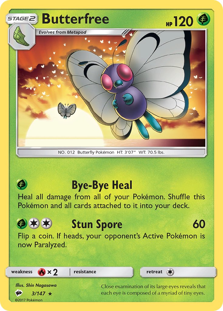 Butterfree Reverse Holo