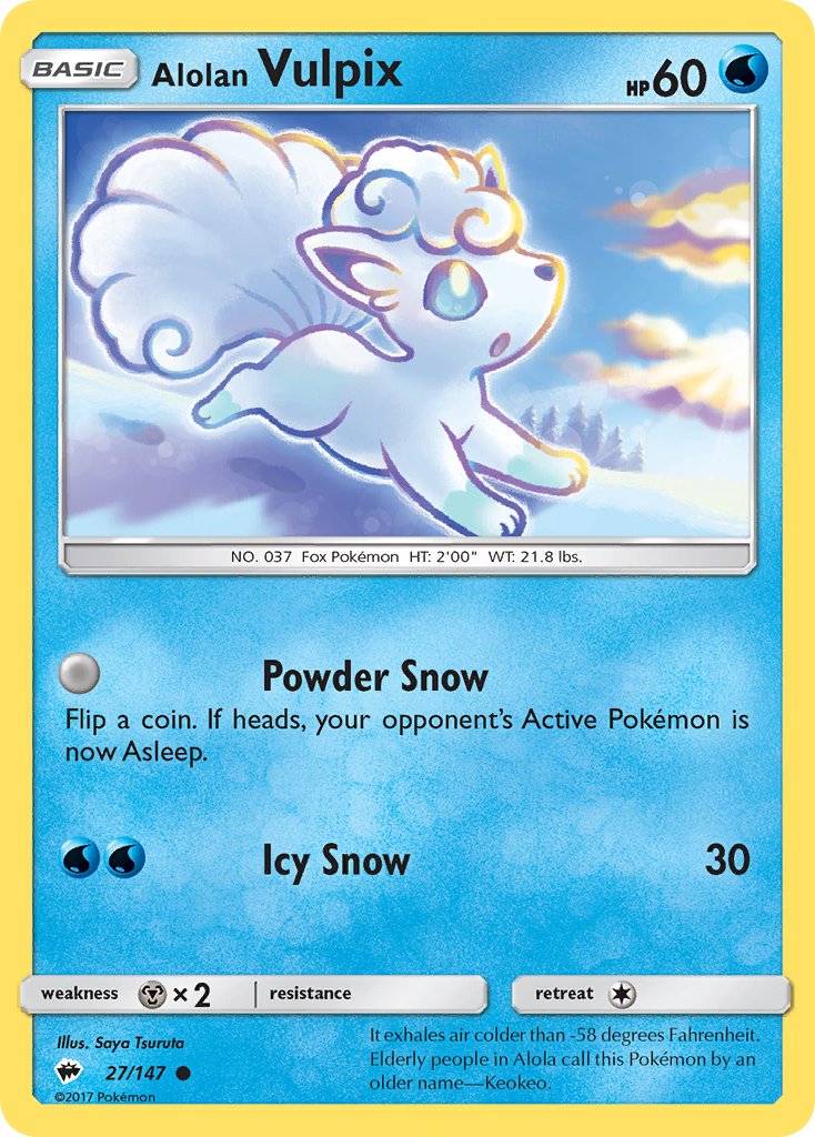 Alolan Vulpix Reverse Holo