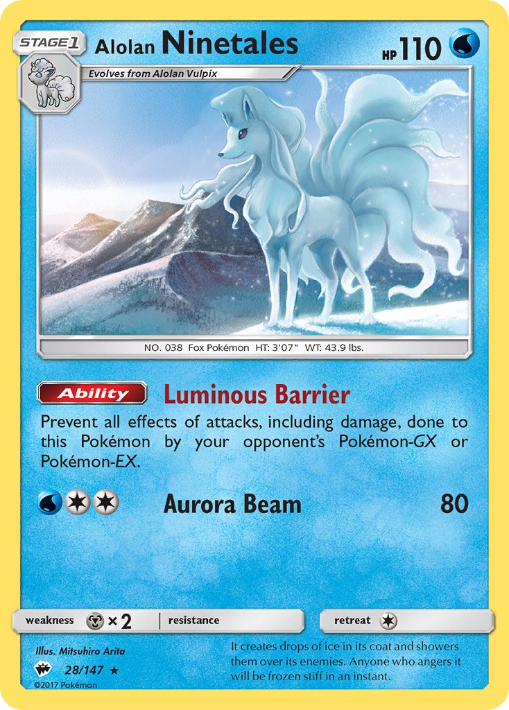Alolan Ninetales Reverse Holo